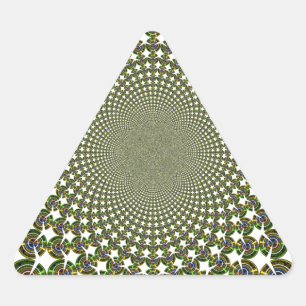 Adesivo Triangular Tubarões sem costura tradicionais