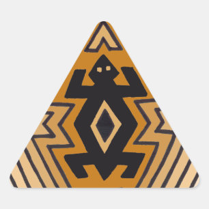 Adesivo Triangular Urso de Mimbres Nativo Americano