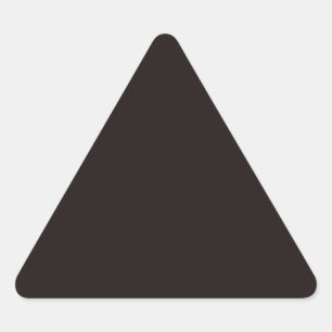 Adesivo Triangular Vinheta de triângulo preto de Licorice