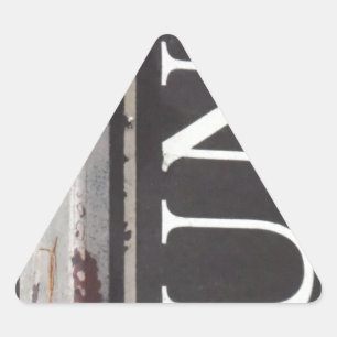 Adesivo Triangular Vintage Tow Truck JUNK SGN