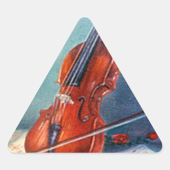 Adesivo Triangular Violín/Violin (Frente)