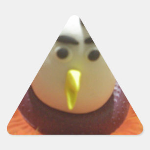 Adesivo Triangular Você deveria andar com seus pássaros todos os dias