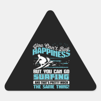 Adesivo Triangular Você não pode Comprar a felicidade, mas você pode 