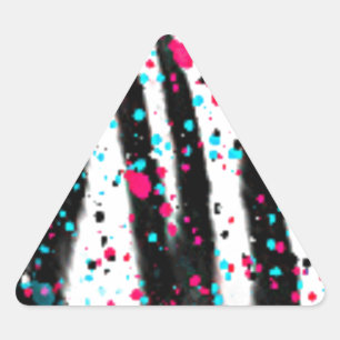 Adesivo Triangular Zebra