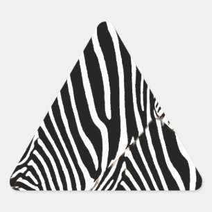 Adesivo Triangular Zebras love_