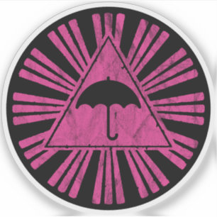 Adesivo Triângulo Mágico Pluviófilo (rosa)