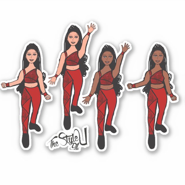 Adesivo Triângulo Spark Double Ruby (Frente)