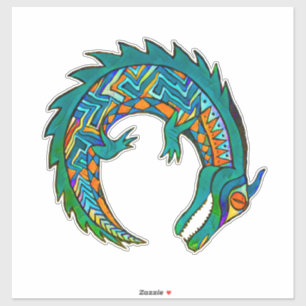 Adesivo Tribal Alligator Art