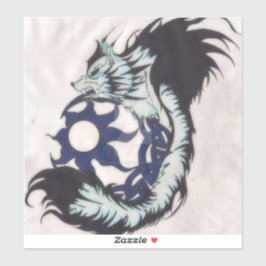 Adesivo Tribal Viking Wolf Laptop Decal