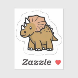 Adesivo Triceratops Sticker