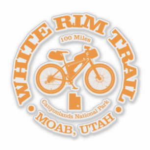 Adesivo Trilha branca (ciclismo)
