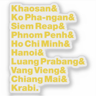 Adesivo Trilha / Circuito de Banana Pancake