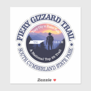 Adesivo Trilha de Fiery Gizzard (rd2)