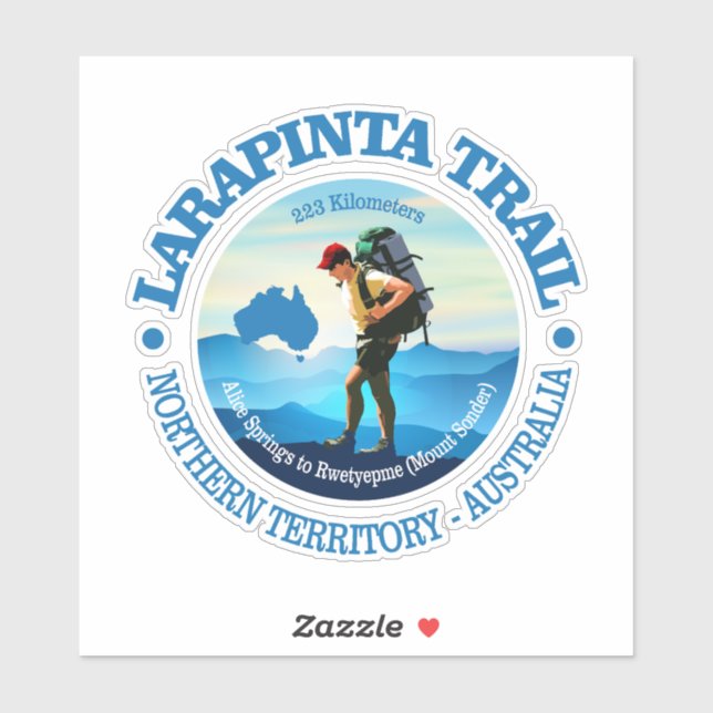 Adesivo Trilha Larapinta (Hiker C) (Folha)