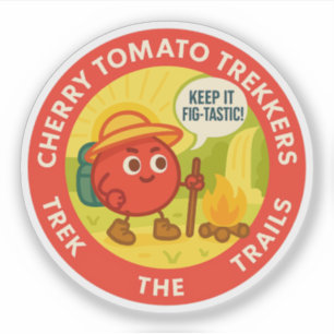 Adesivo Trilheiros do Tomate Cereja Trilham as Trilhas