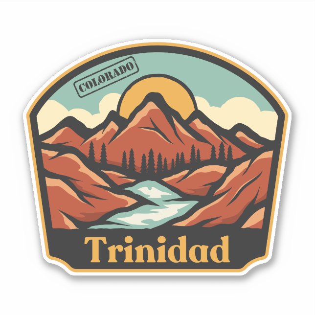 Adesivo Trinidad, Colorado (Frente)