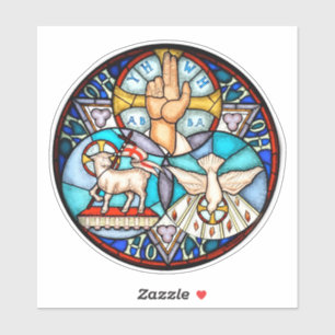 Adesivo Trinity The Padre, O Filho E O Espírito Santo Símb