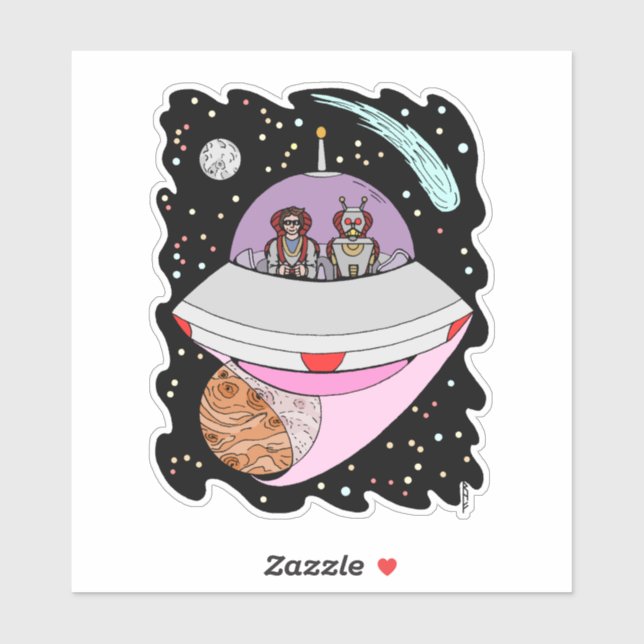 Adesivo Trip Galáctica Rodoviária 2018 (Folha)