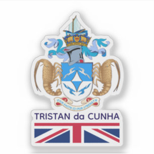 Adesivo Tristan da Cunha Casaco do Armário Sticker
