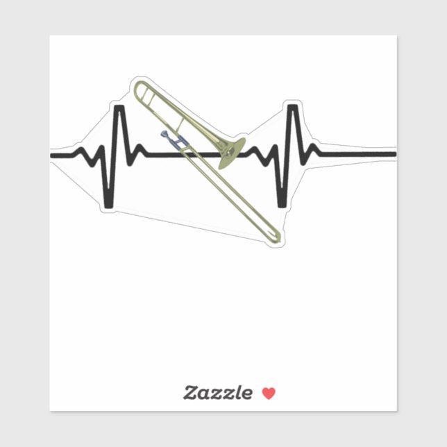 Adesivo Trombone de pulsação (Folha)