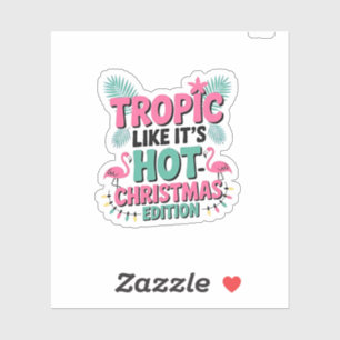 Adesivo Tropic Like It's Hot: Edição de Natal