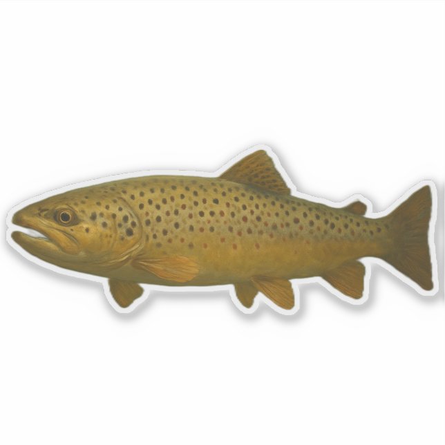 Adesivo Trout Cut-out Sticker (Frente)