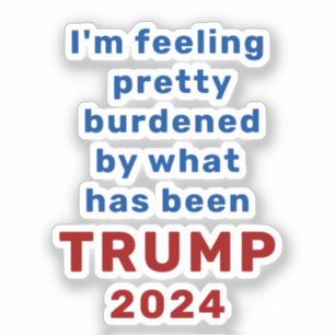 Adesivo Trump 2024