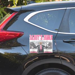 Adesivo Trump 2024 Pai Eleitoral Rosa