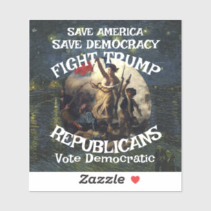 Adesivo Trump Chicken Finger Jesus Partido Urino Republica