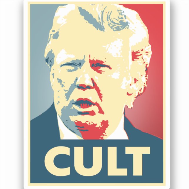 Adesivo Trump Cult (Frente)
