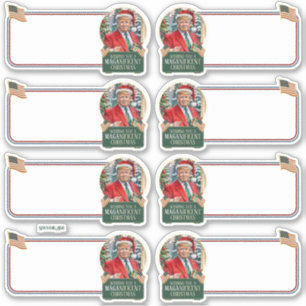 Adesivo Trump MAGA - Insignificante presentes de Natal Vin