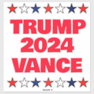 Adesivo Trump Vance 2024
