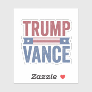 Adesivo Trump Vance Republican American Election Gift