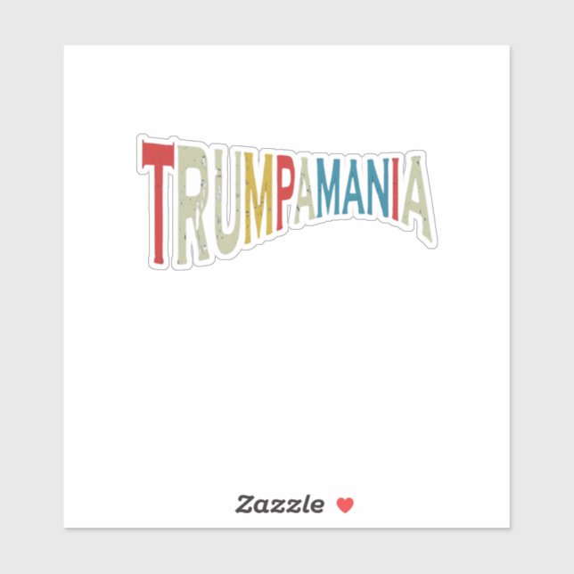 Adesivo Trumpamania (Folha)