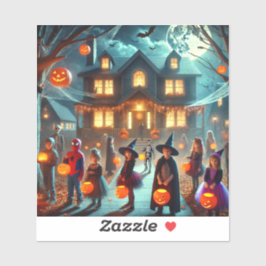 Adesivo Truque de Dia das Bruxas