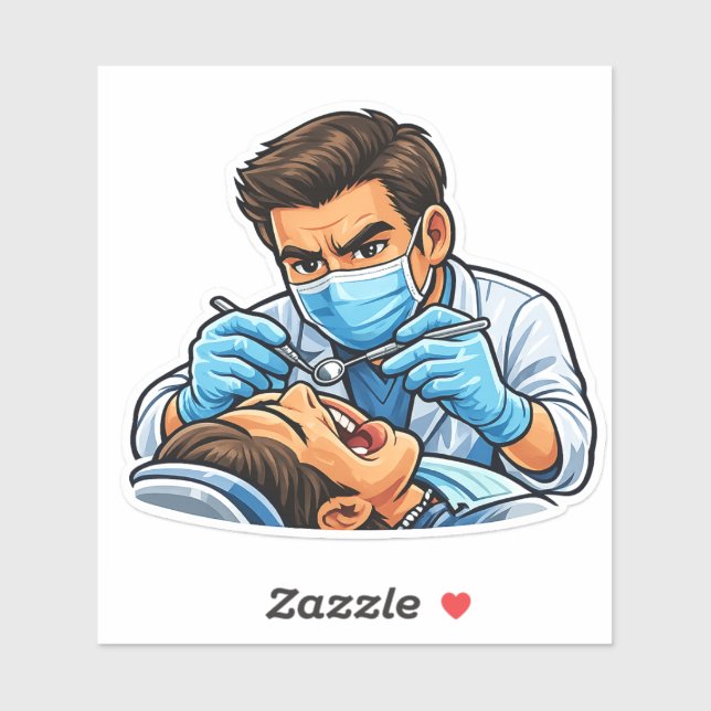 Adesivo trust me im a dentist (Folha)