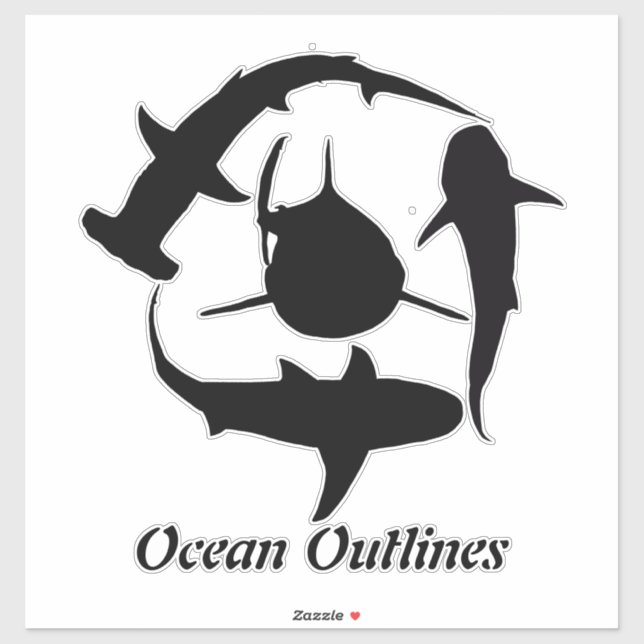 Adesivo Tubarão (Folha)