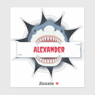 Adesivo Tubarão Personalizado
