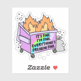 Adesivo Tudo bem, estou bem, está tudo bem.