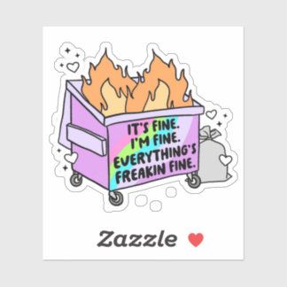 Adesivo Tudo bem, estou bem, está tudo bem.