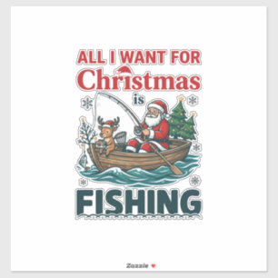 Adesivo Tudo O Que Queremos No Natal É Barco De Renas De P