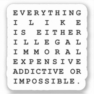 Adesivo Tudo que eu gosto