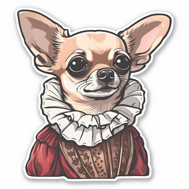 Adesivo Tudor Chihuahua (Frente)