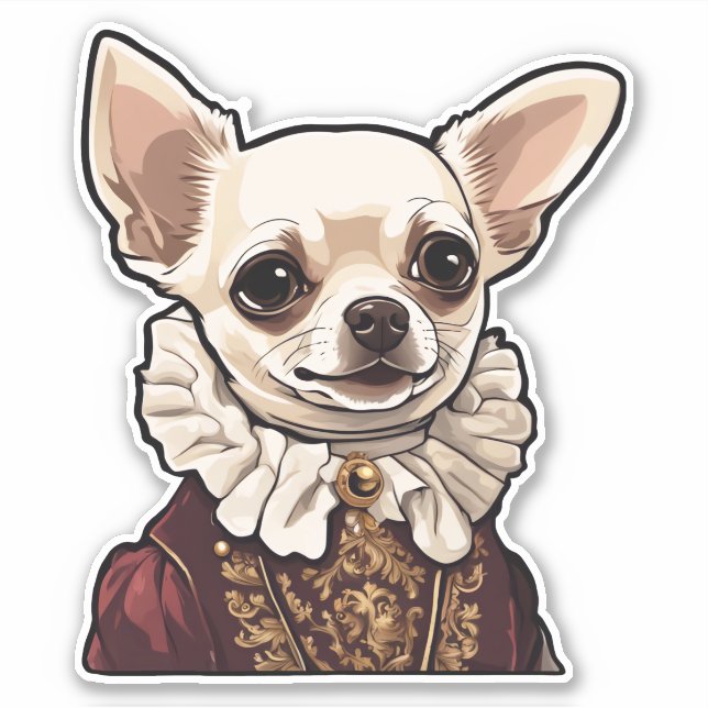 Adesivo Tudor Chihuahua (Frente)