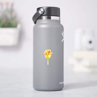 Adesivo Tulipa amarela e vermelha