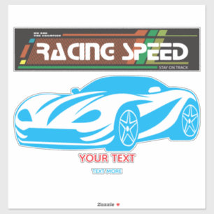 Adesivo Turbo Racing Speed Car – Arte Automotiva de Desemp