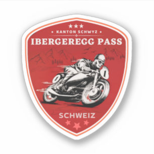 Adesivo Turnê de motocicleta Ibergerovo Pass Swiss-alps
