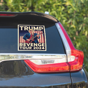 Adesivo Turnê de Vingança de Trump 2024 Eleição Política 2