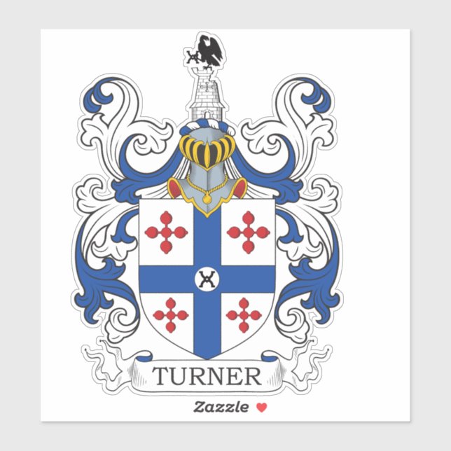 Adesivo Turner Family Crest (Folha)