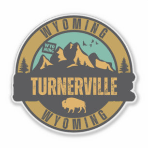 Adesivo Turnerville, Wyoming